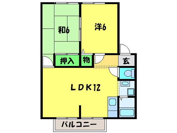 メゾンクレールの物件間取画像